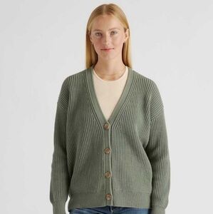 Quince size small Women's Olive Cardigan Sweater